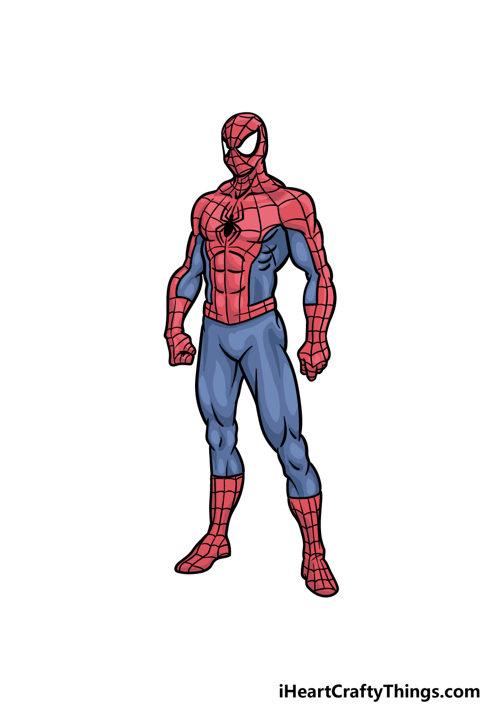 Drawing Spiderman