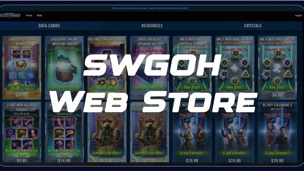 SWGoH Webstore